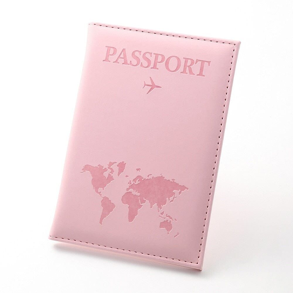 étui à passeport mappemonde