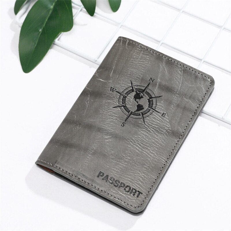 étui à passeport rose avec motif de vent