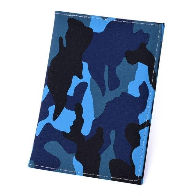 étui de passeport camouflage