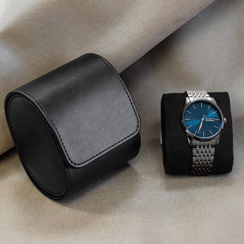 étui de voyage pour montre noir