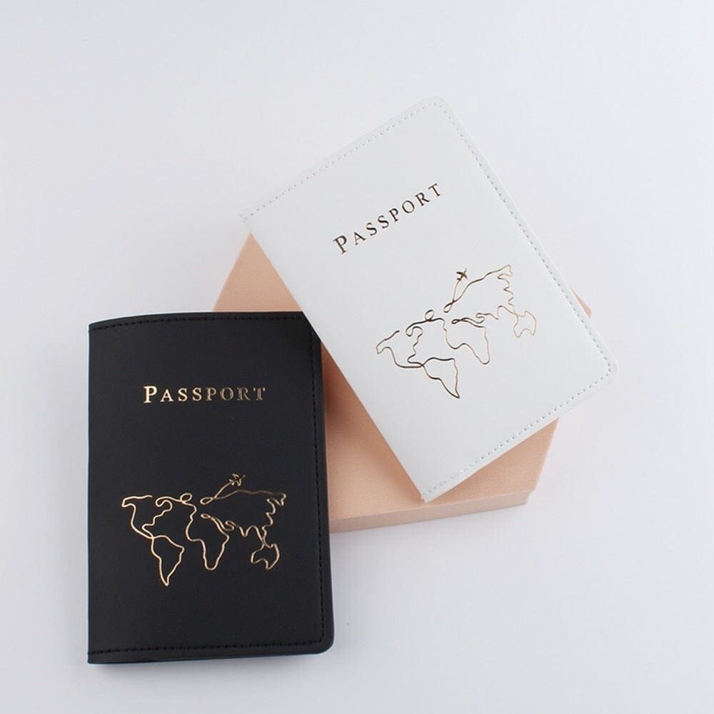 étui en cuir minimaliste pour passeport