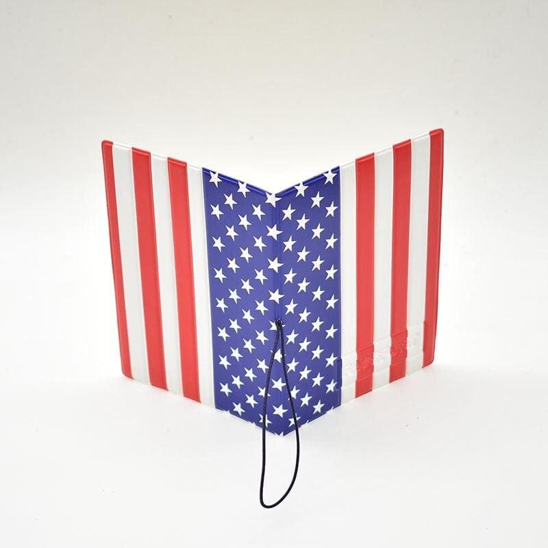 étui pour passeport avec drapeau des États-Unis