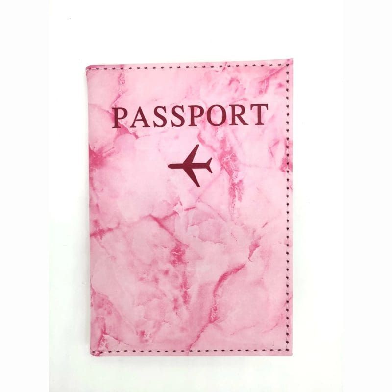 étui pour passeport en marbre