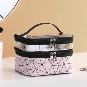 Grand Vanity de Voyage Femme Maquillage Toilette