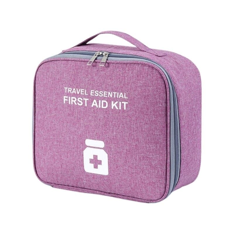 grande trousse à pharmacie voyage vide travel essential violet