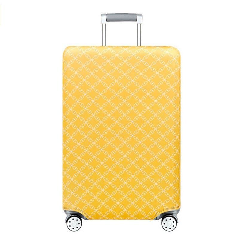 housse de valise avec motif diamants