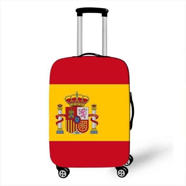 housse de valise drapeau de l’espagne