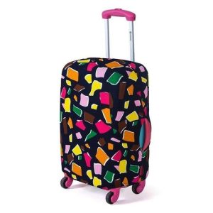 housse de valise formes abstraites