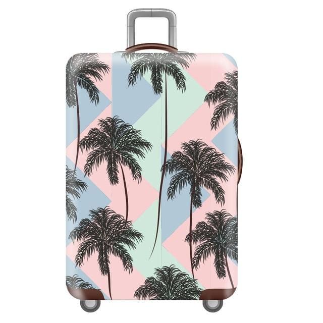 housse de valise palm trees retro