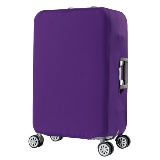 housse de valise travelbasics violette