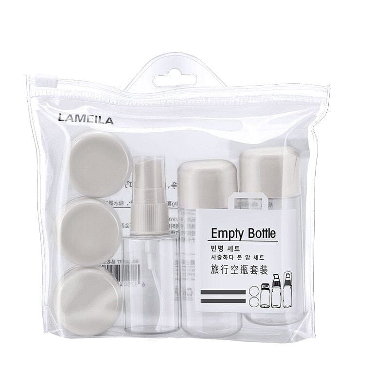 Kit de Voyage Avion Produits de Toilette 6 Flacons