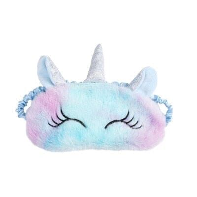 masque peluche licorne pour dormir