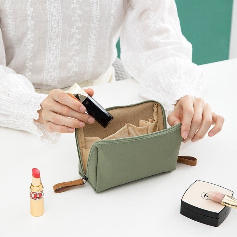 organisateur de maquillage portable pour femmes en déplacement