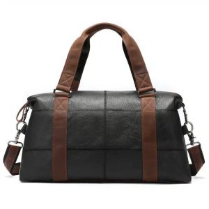 Petit sac de voyage en cuir
