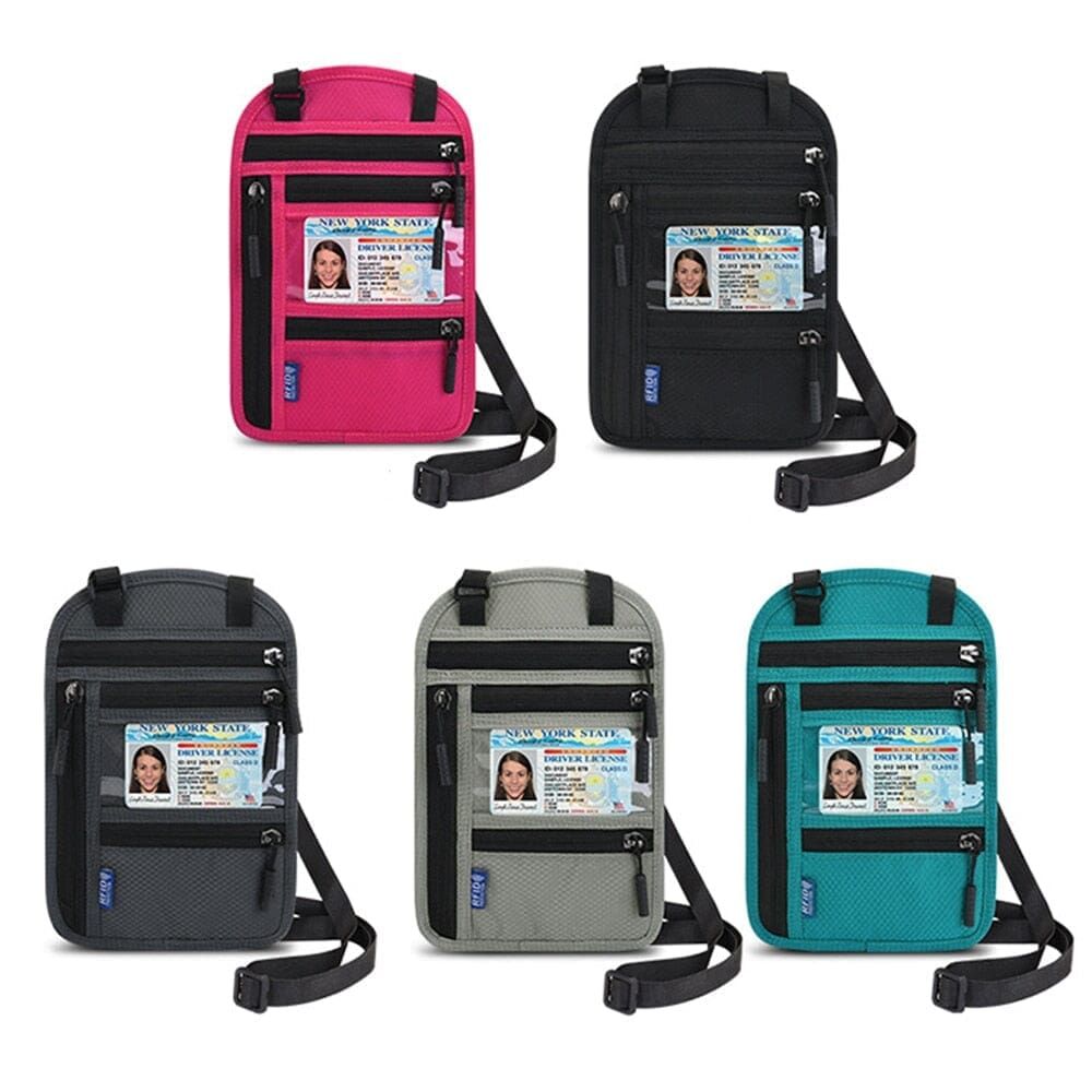 pochette pratique pour billets et passeports pendant le voyage
