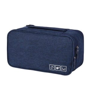 pochette sous-vêtements de voyage travelbasics bleu marine