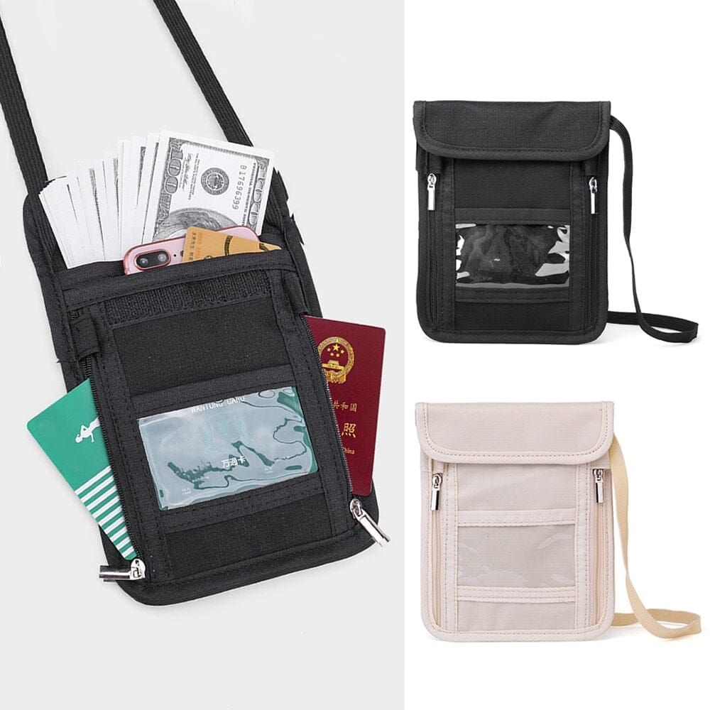 Pochette Tour de Cou Voyage Femme Homme