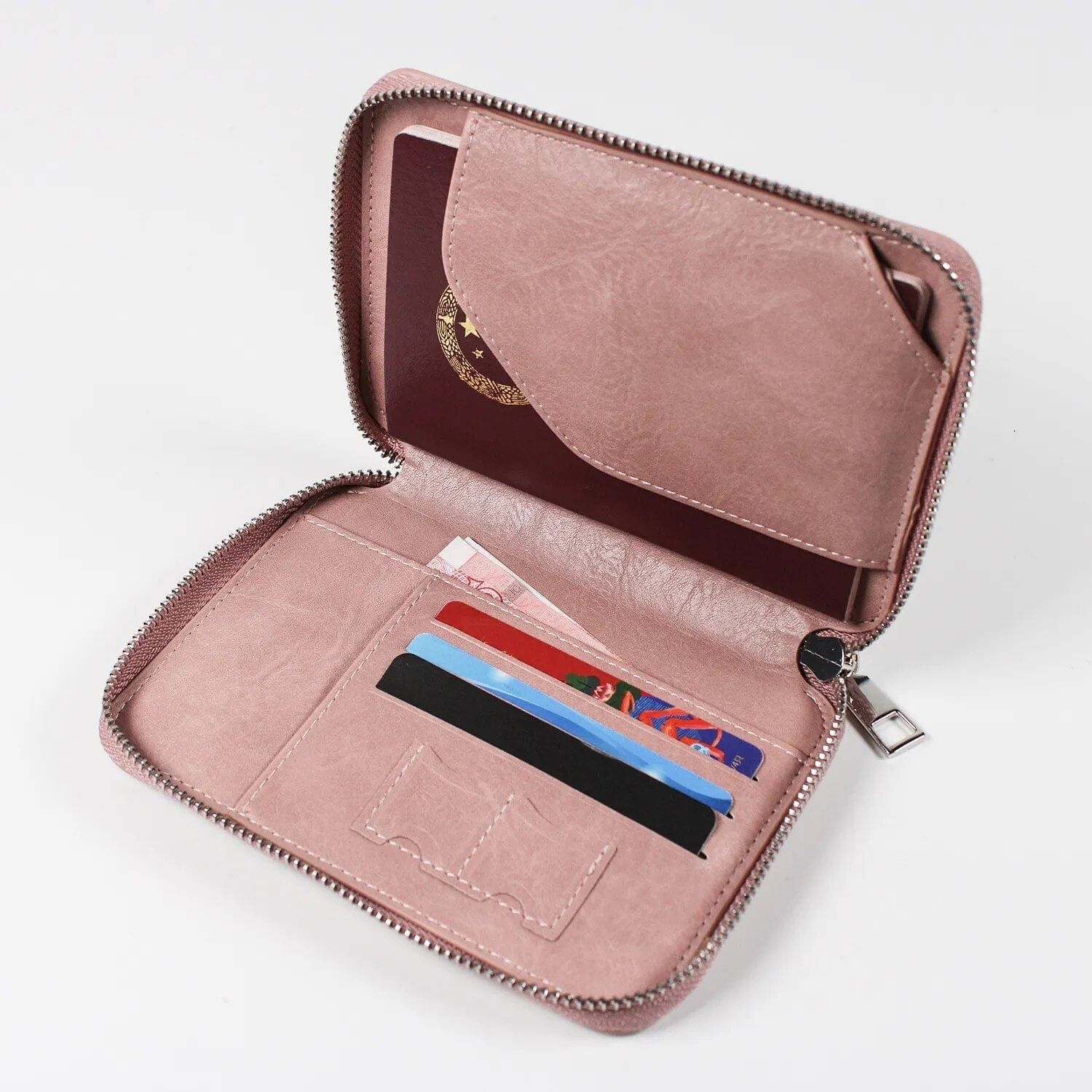 portefeuille compact pour passeport et carte
