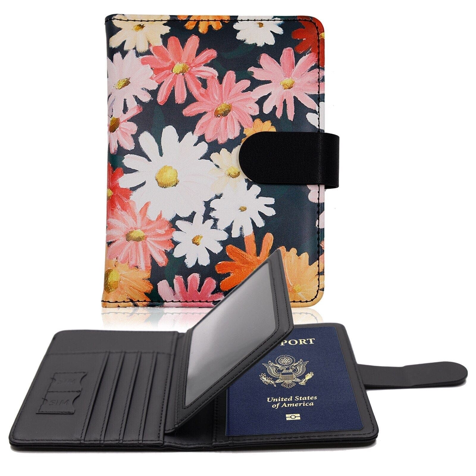 Portefeuille de Voyage Femme Fleurs