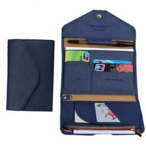 Portefeuille de Voyage Femme Grande Pochette anti-RFID
