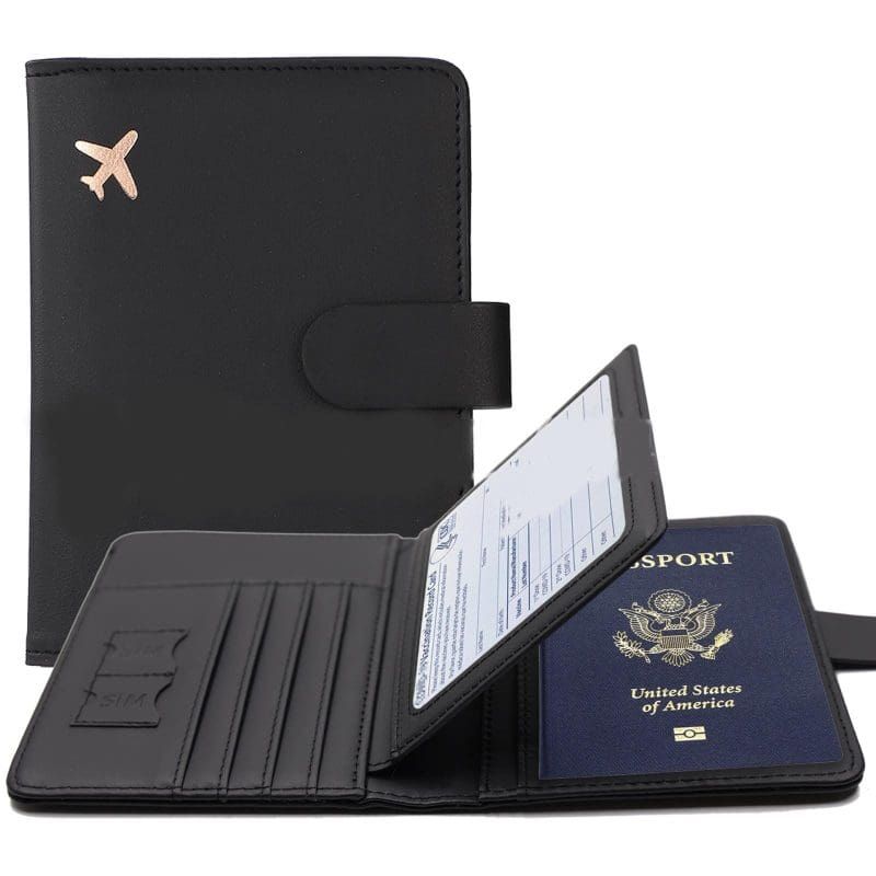 portefeuille de voyage pratique avec protection anti RFID