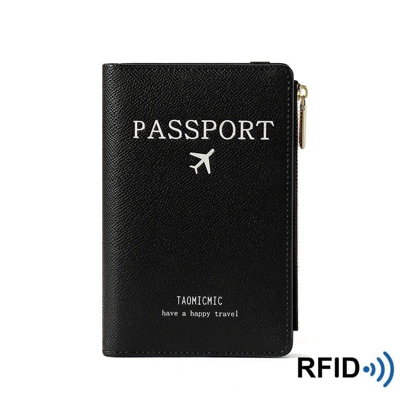 Portefeuille de Voyage Protection Passeport Avion RFID