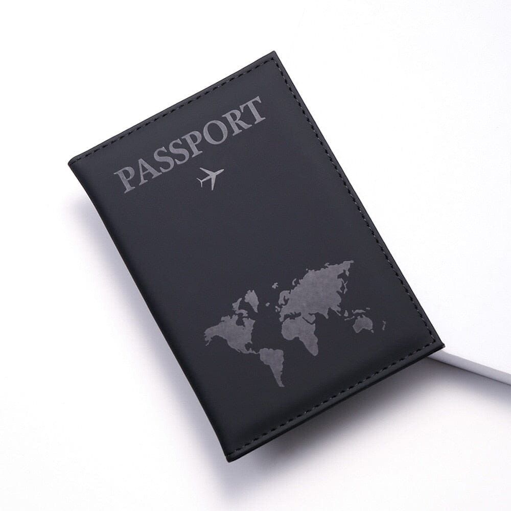 protection passeport design mappemonde