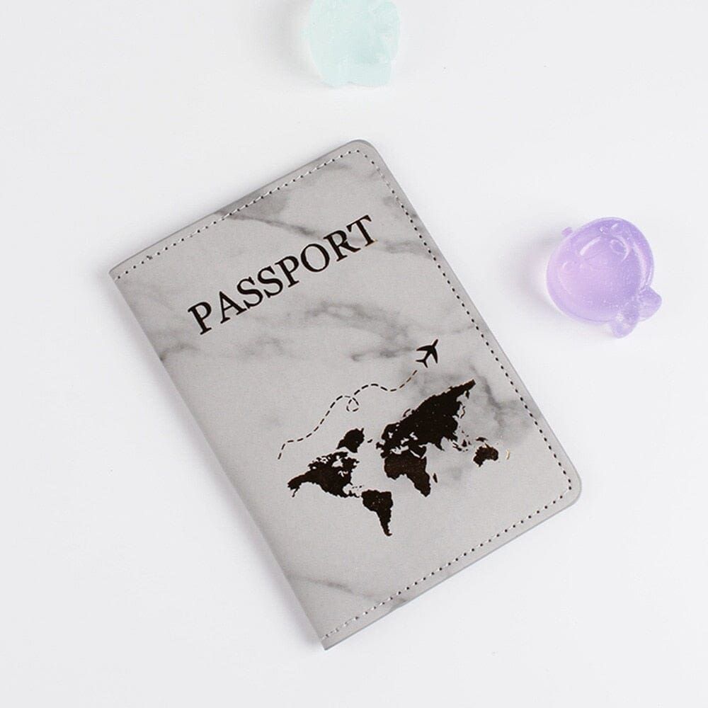 protection passeport design marbre