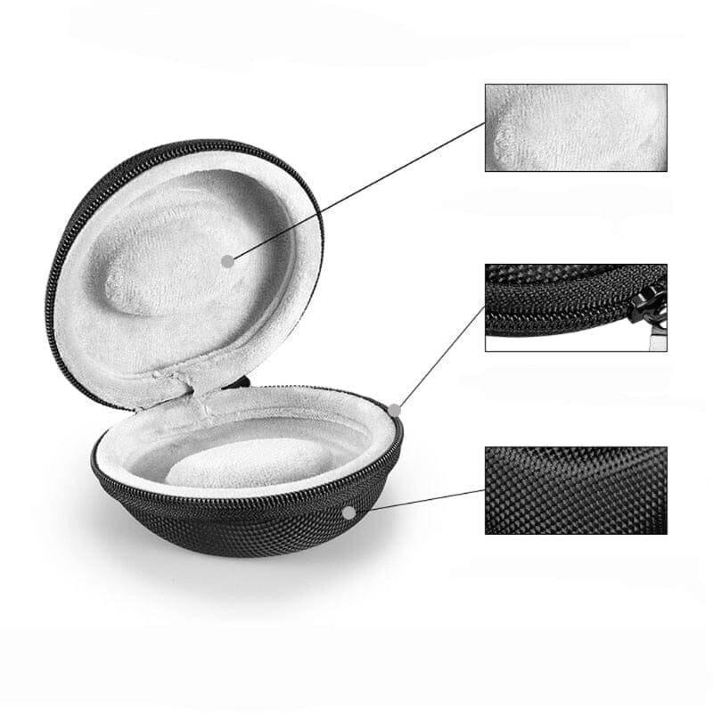 protection pour montre de voyage en noir
