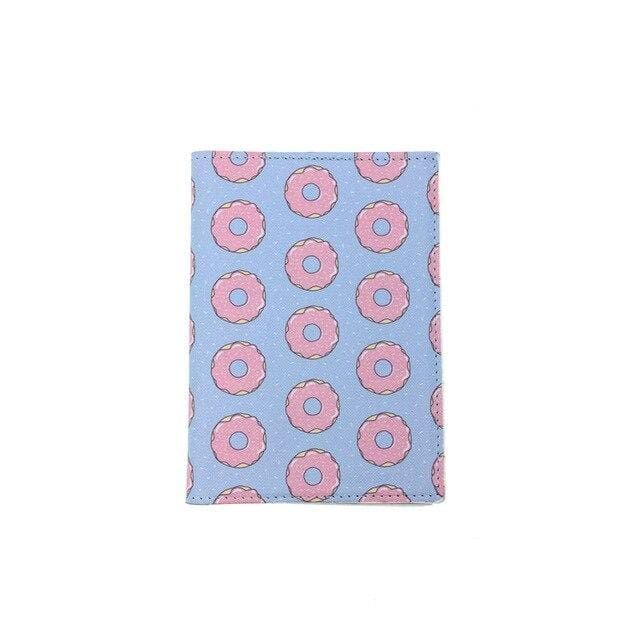 protège-passeport pink donuts