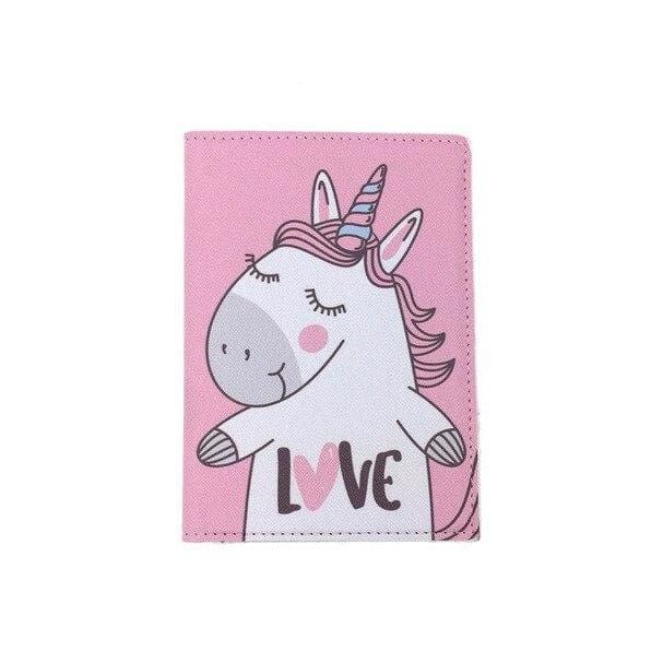 protège-passeport unicorn love