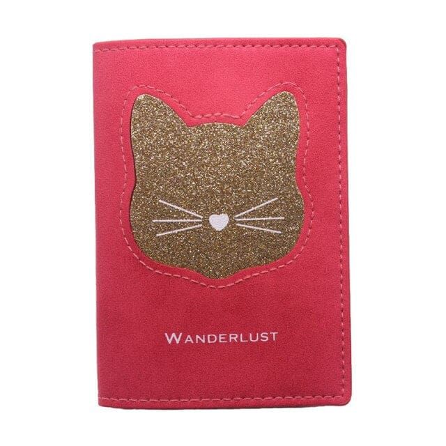 protège-passeport wanderlust cat