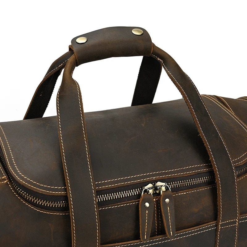 sac à bandoulière en cuir au style rétro