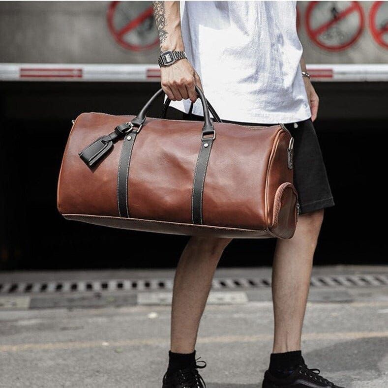 sac à bandoulière pour voyage avec compartiment chaussures