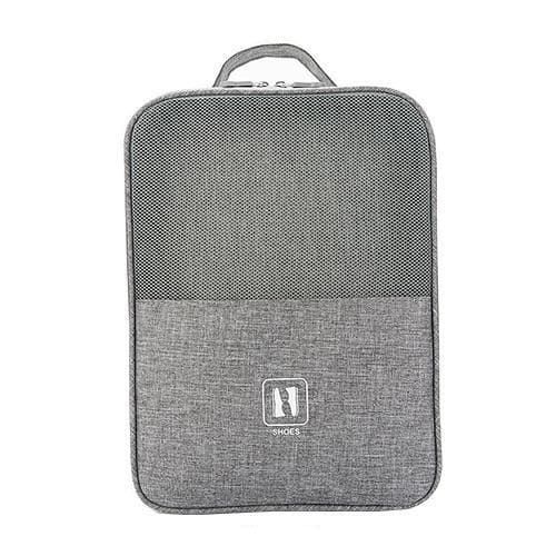 sac à chaussures de voyage travelbasics gris