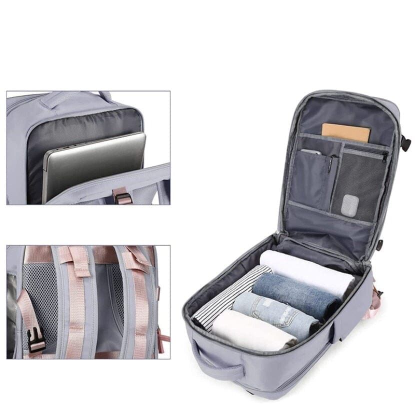 sac à dos confortable pour cabine d'avion