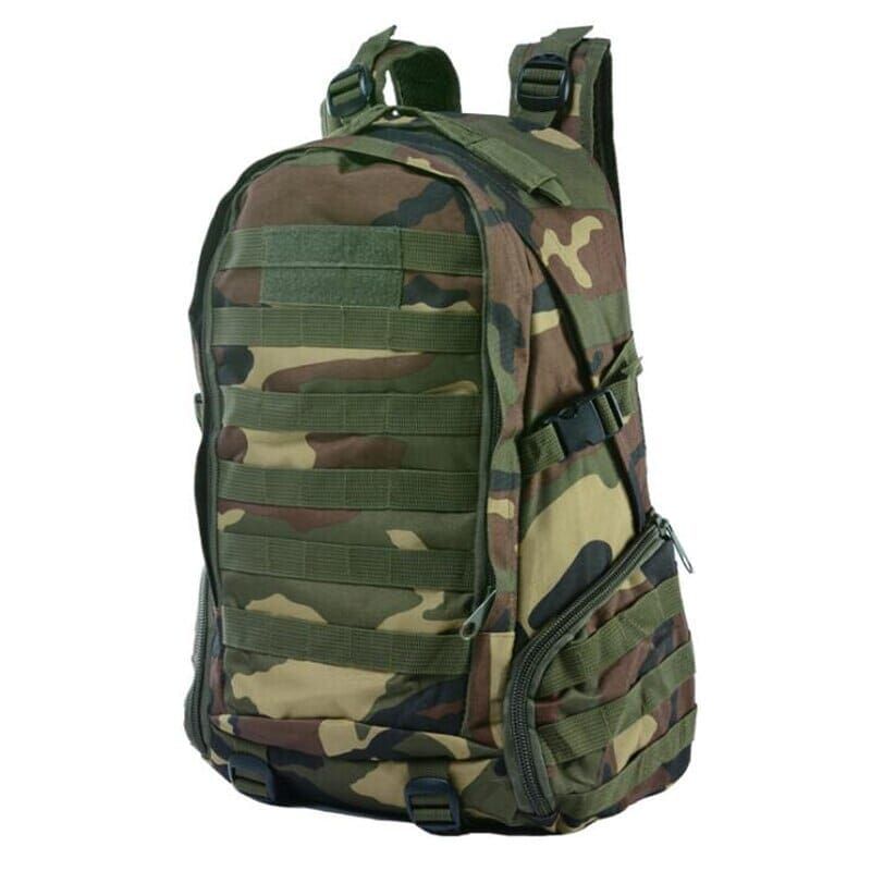 sac à dos de camping militaire avec rangement optimisé