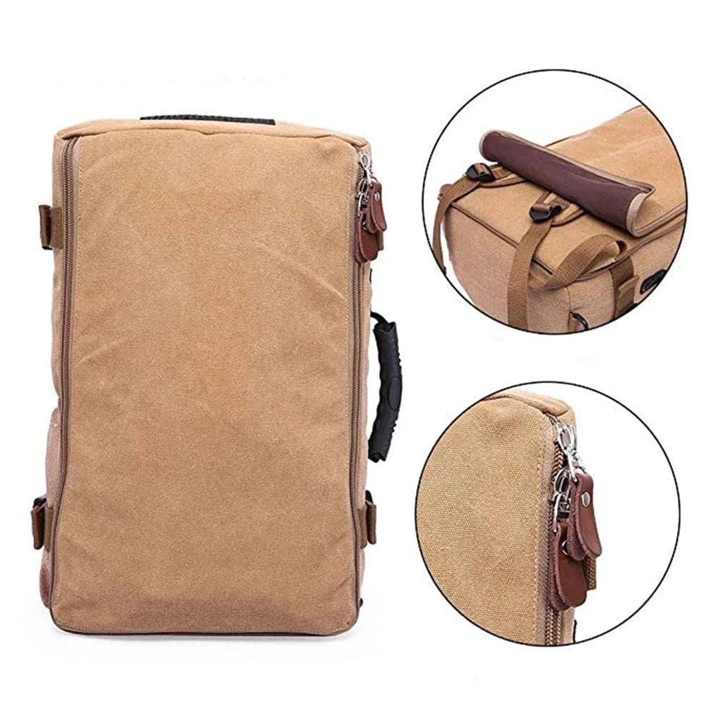 sac a dos en toile avec style retro