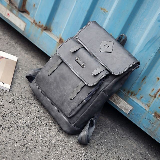 Sac à dos de voyage aventurier retro en simili cuir