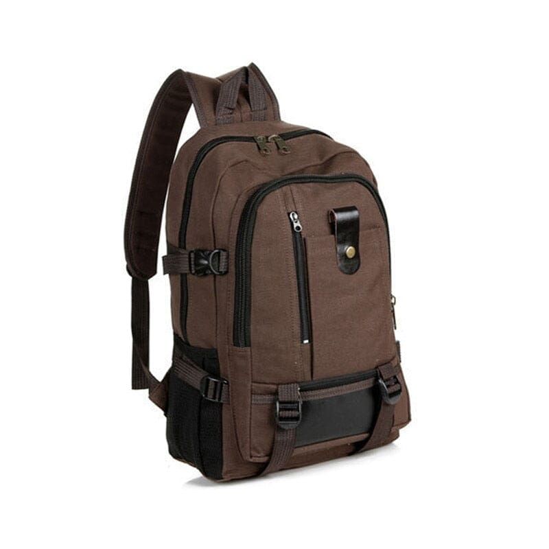 sac à dos élégant en matière canvas