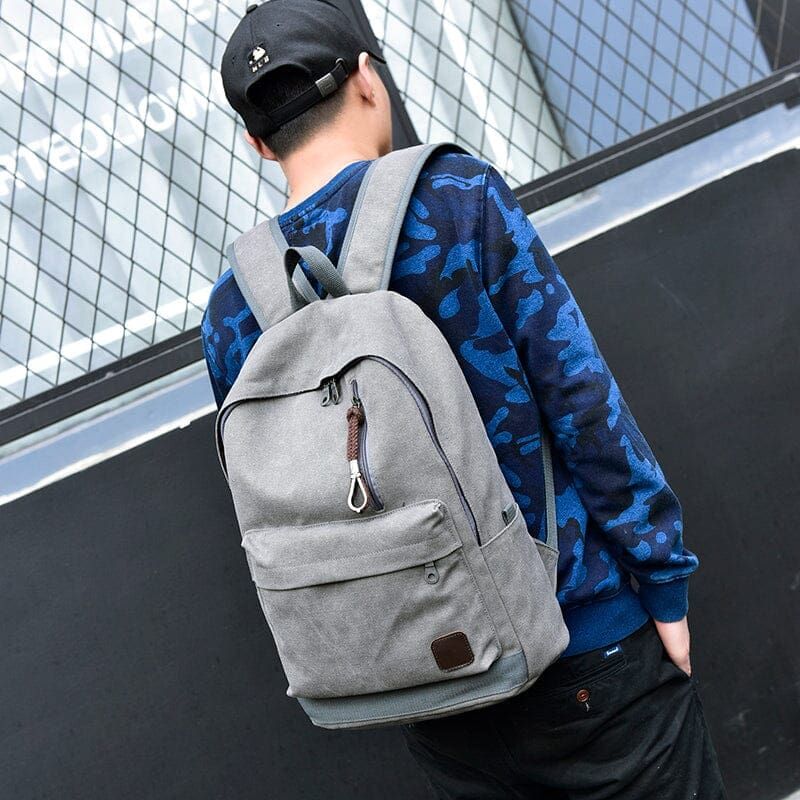 sac à dos en coton vintage