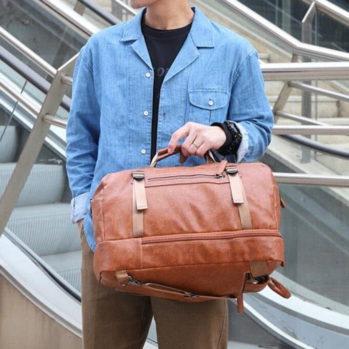 sac à dos en cuir homme vintage