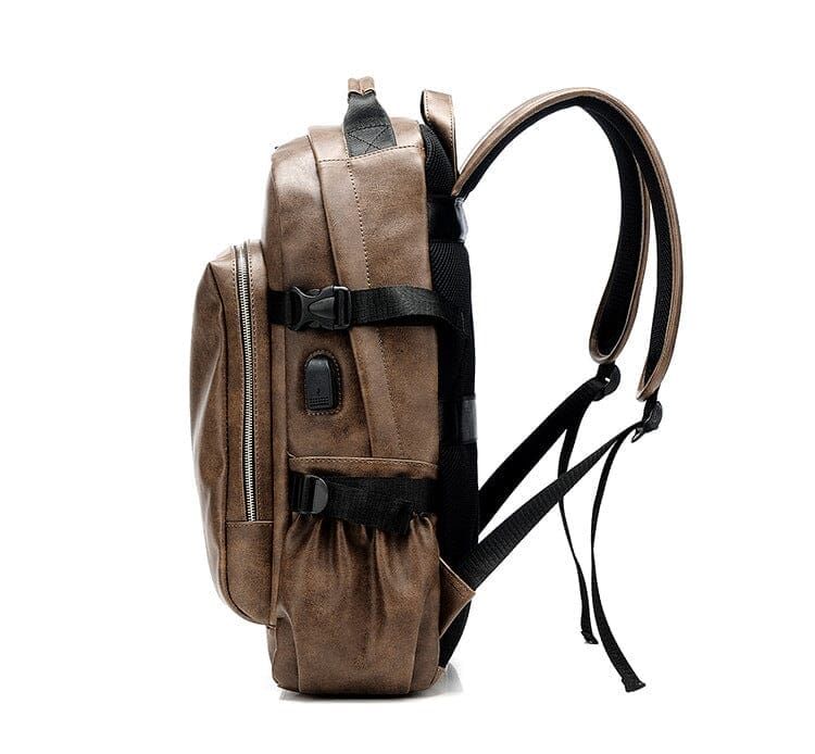 sac à dos en cuir vintage homme