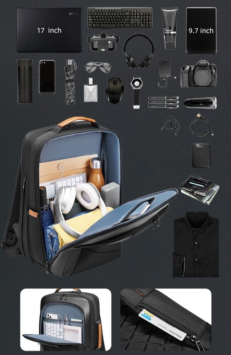 sac à dos intelligent pour homme 17 pouces