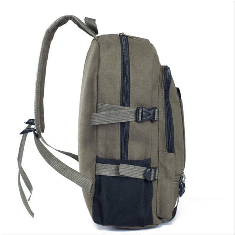 sac à dos léger en tissu canvas