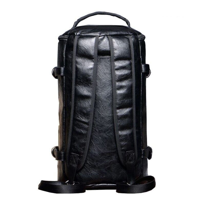 sac à dos noir pour voyage vintage