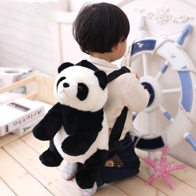 Sac à dos peluche panda pour enfant