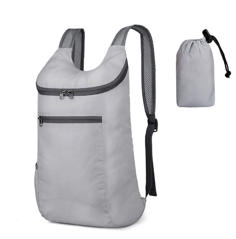 sac à dos pliable avec poche extérieure