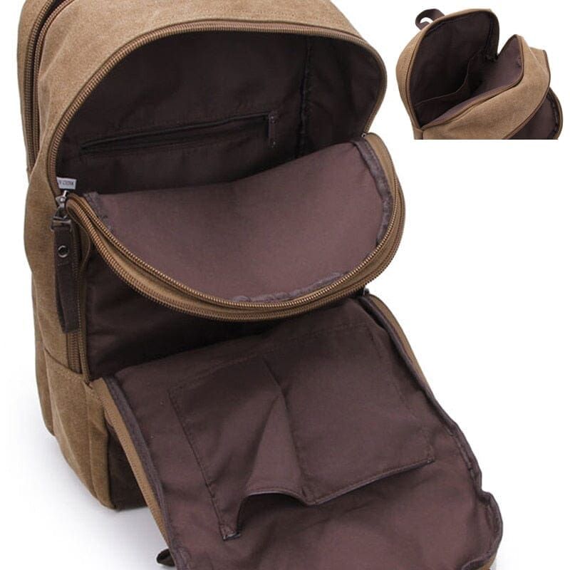 sac à dos pour le voyageur en style rétro