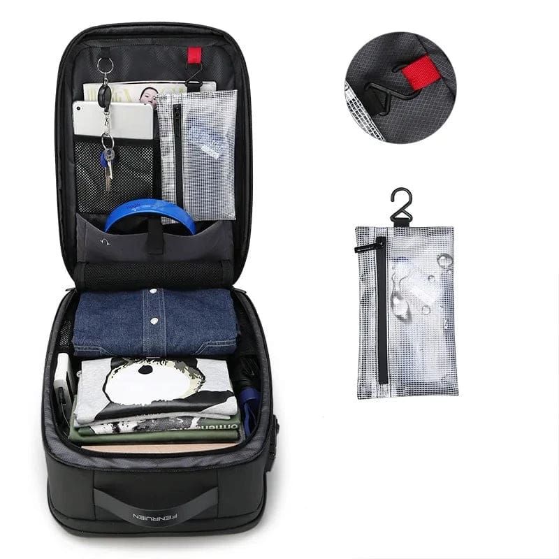 sac à dos rigide avec protection antivol